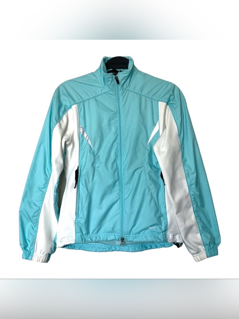 Nike Reflective Windbreaker Teal/Silver Size Small